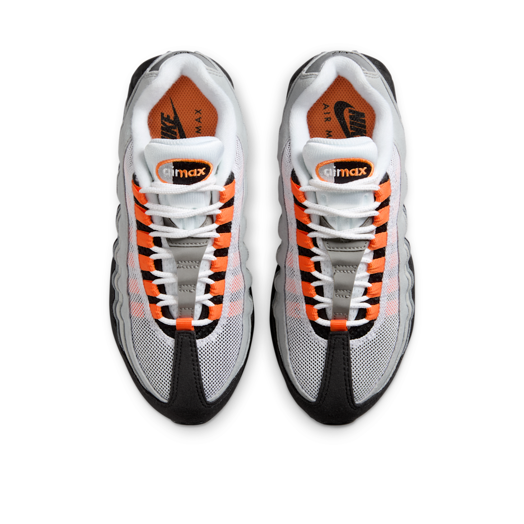 Nike Air Max 95 Big Bubble Black Cool Grey White Bright Mandarin - Sneak