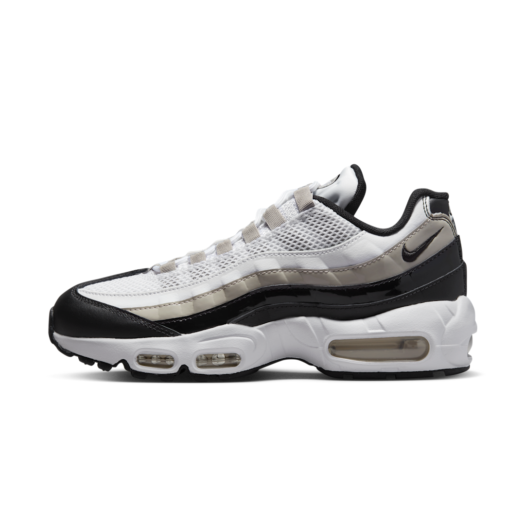 Nike Air Max 95 White Light Iron Ore Black Patent