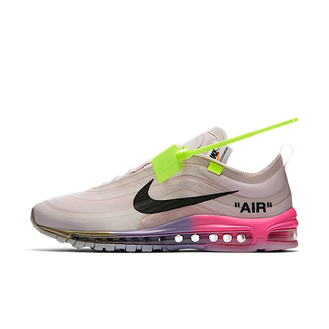 Nike Air Max 97 Off-White Elemental Rose Serena Queen, Elemental Rose/Black-Barely Rose-White (AJ4585-600)