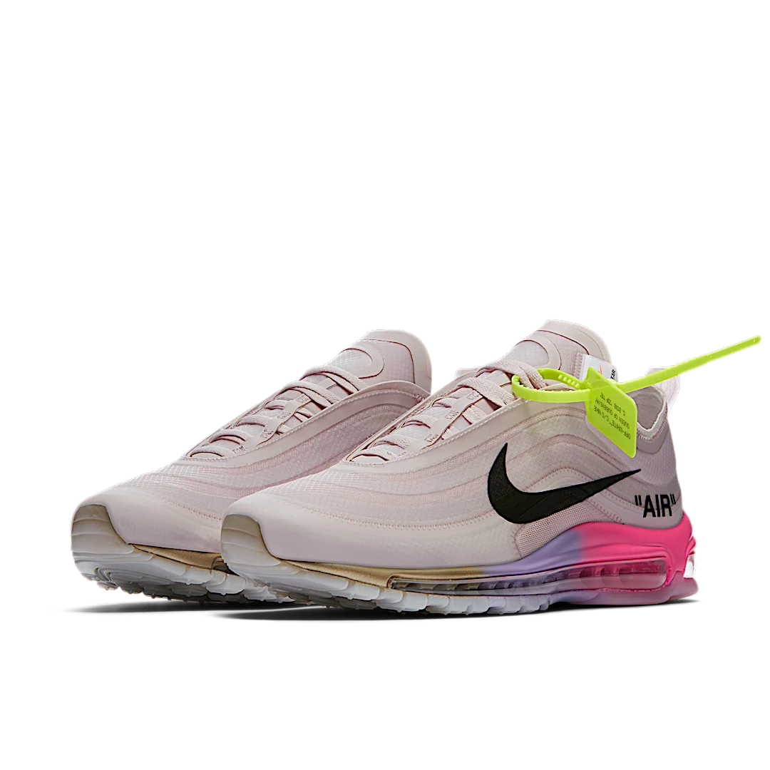 Nike Air Max 97 Off-White Elemental Rose Serena Queen, Elemental Rose/Black-Barely Rose-White (AJ4585-600)