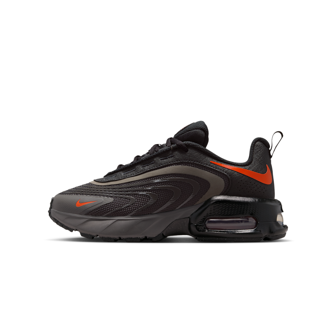 Nike Air Max Fire Medium Ash Black Orange, Medium Ash/Black/Team Orange (IF2622-200)