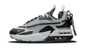 Nike Air Max Furyosa Silver Black