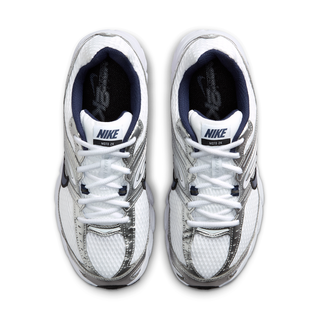 Nike Air Max Moto 2K White Navy Metallic Silver, White/Metallic Silver/Black/Midnight Navy (HQ2056-104)
