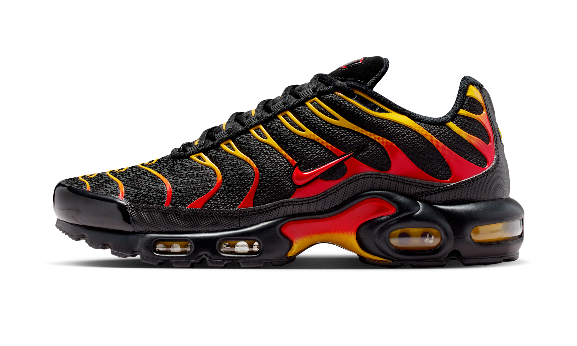 Nike Air Max Plus Black University Gold Red
