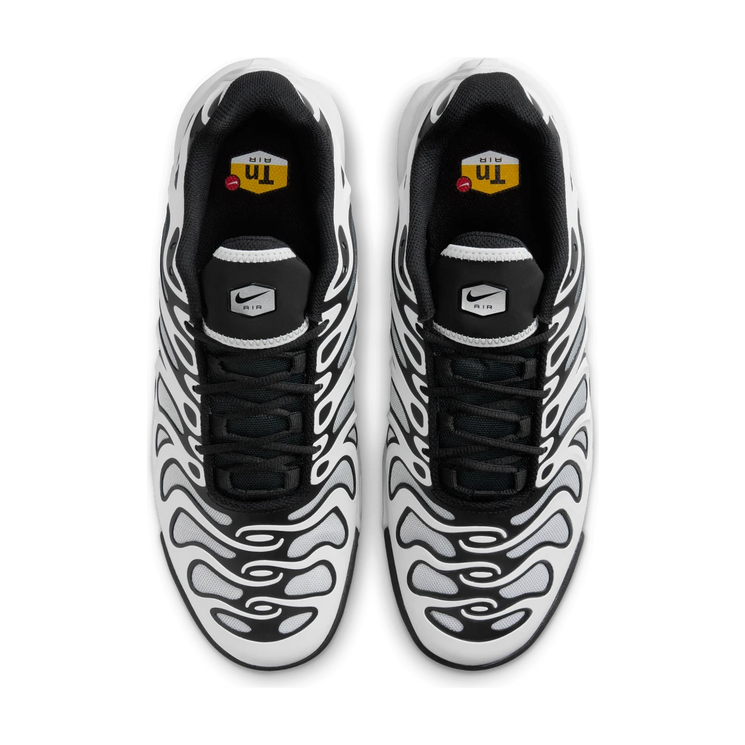 Nike Air Max Plus Drift White Black Metallic Silver, White/Metallic Silver/Black (FD4290-101)
