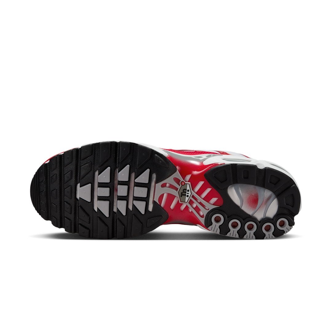 Nike Air Max Plus White University Red Wolf Grey