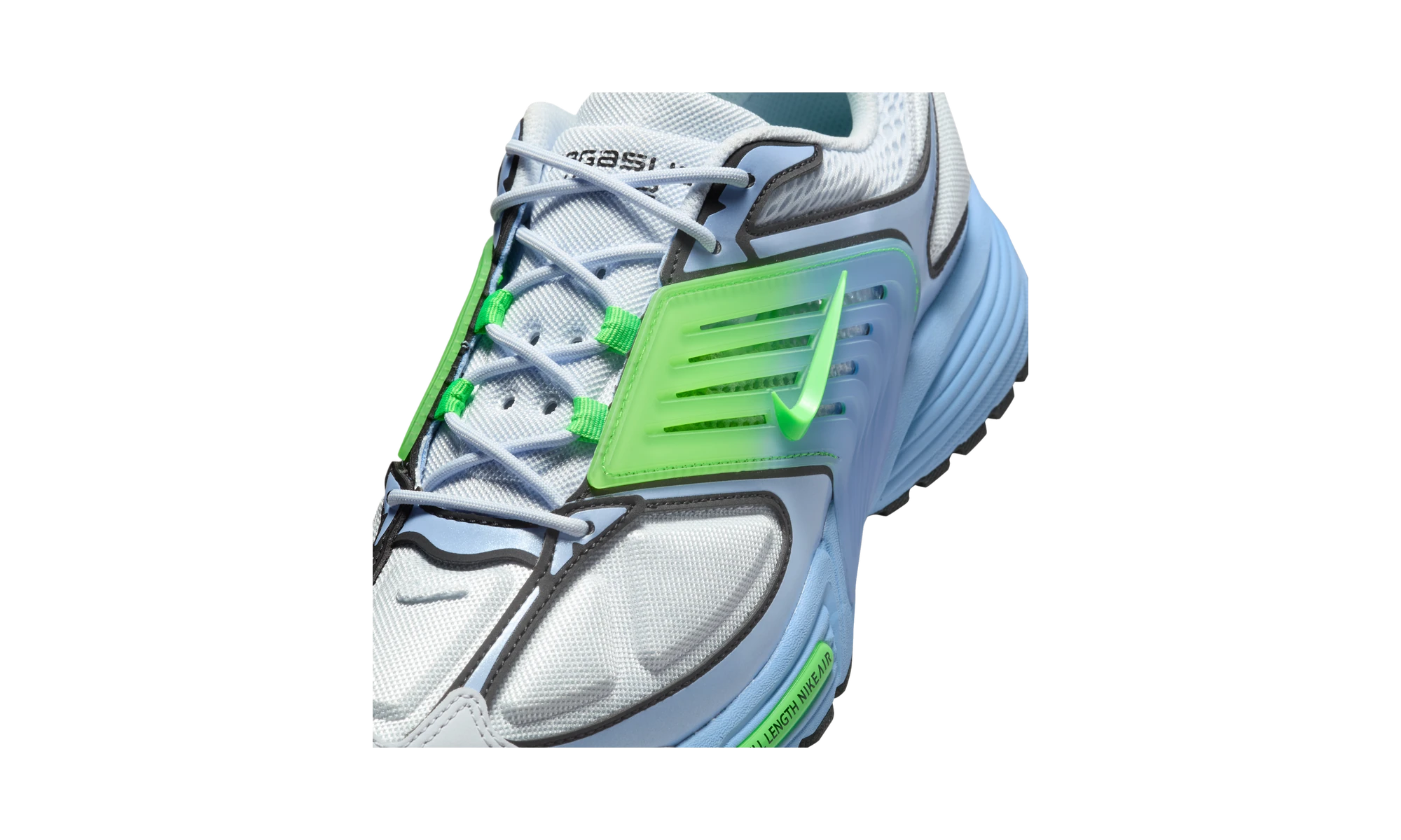 Nike Air Pegasus Wave Football Grey Green Strike