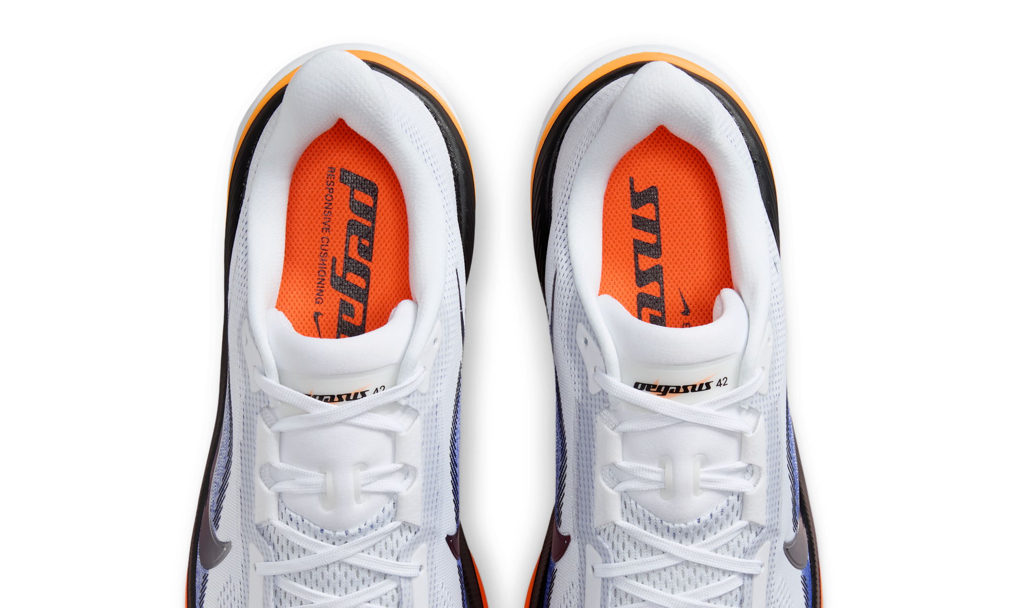 Nike Air Zoom Pegasus 42 White Lapis Total Orange