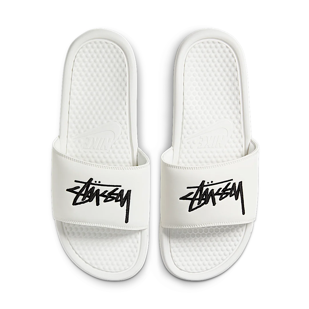 Nike Benassi Stussy Cream, Sail/Sail/Black (DC5239-100)