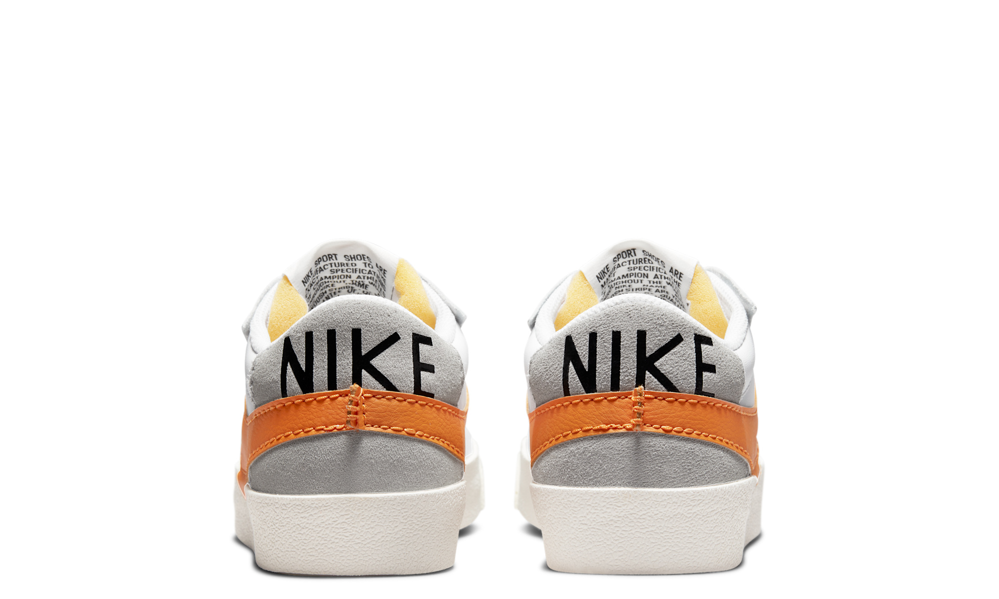 Nike Blazer Low 77 Jumbo White Alpha Orange Sail