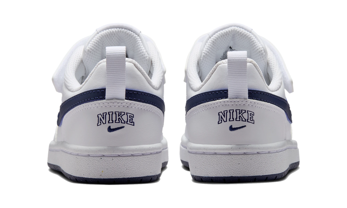 Nike Court Borough Low PS White Midnight Navy