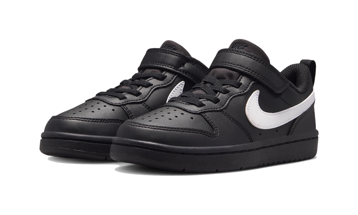 Nike Court Borough Low Recraft Black White Black (PS)