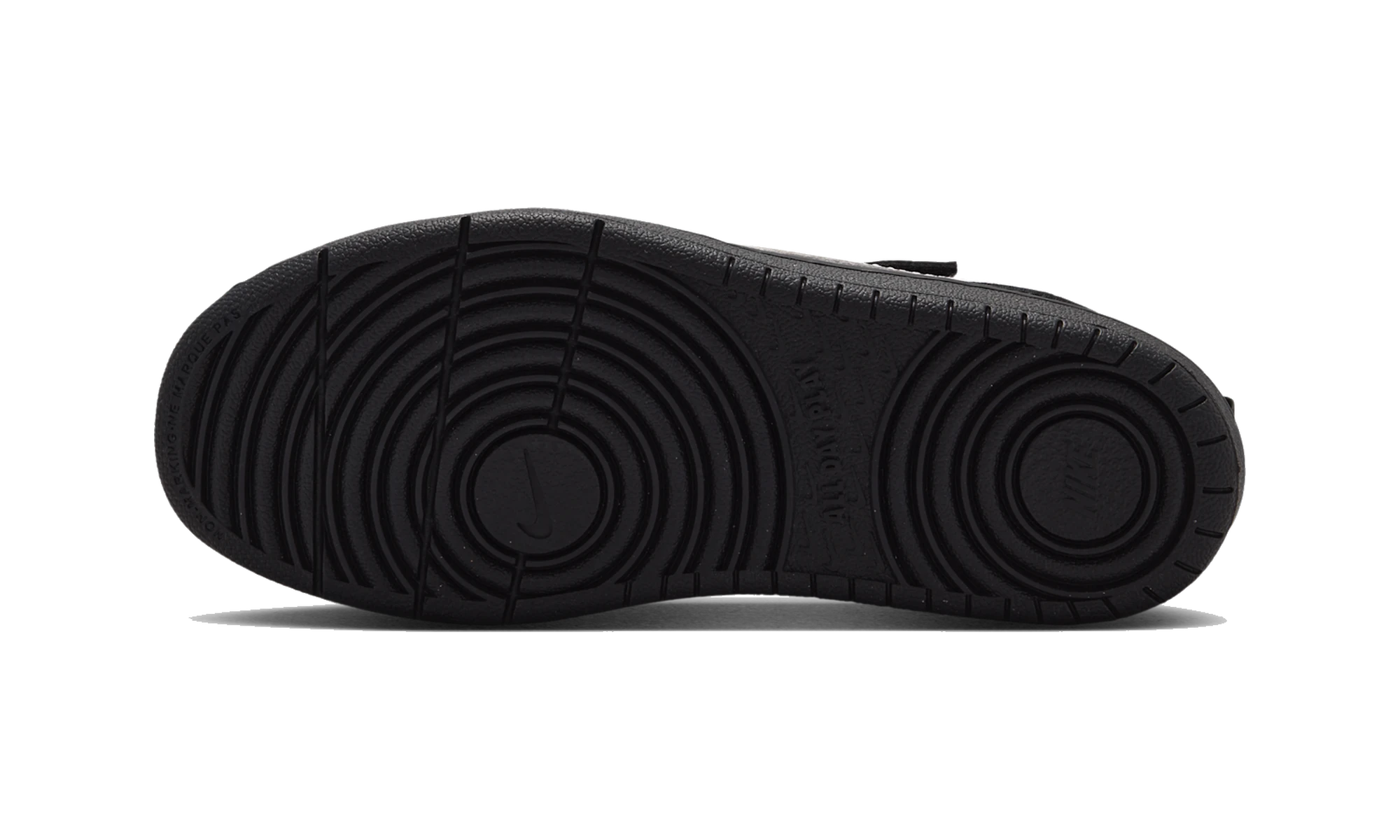 Nike Court Borough Low Recraft Black White Black (PS)