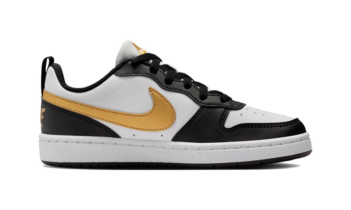 Nike Court Borough Low Recraft Black White Metallic Gold