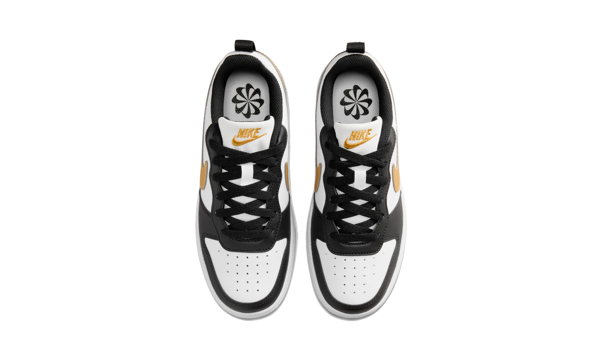 Nike Court Borough Low Recraft Black White Metallic Gold
