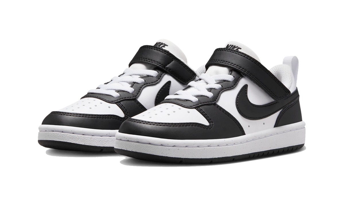 Nike Court Borough Low Recraft Black White (PS)