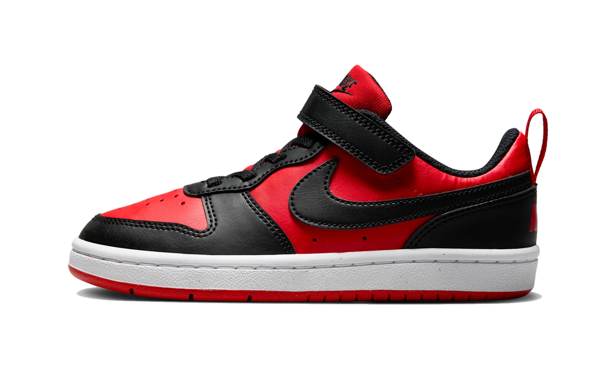 Nike Court Borough Low Recraft University Red Black (PS)