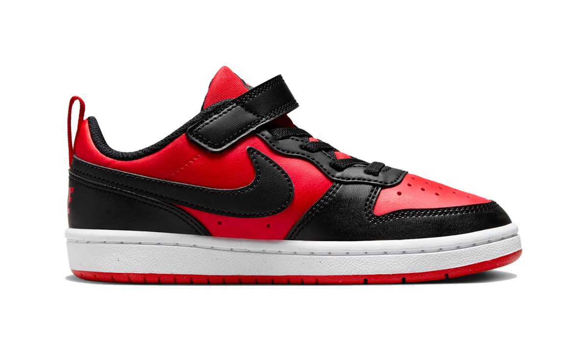 Nike Court Borough Low Recraft University Red Black (PS)