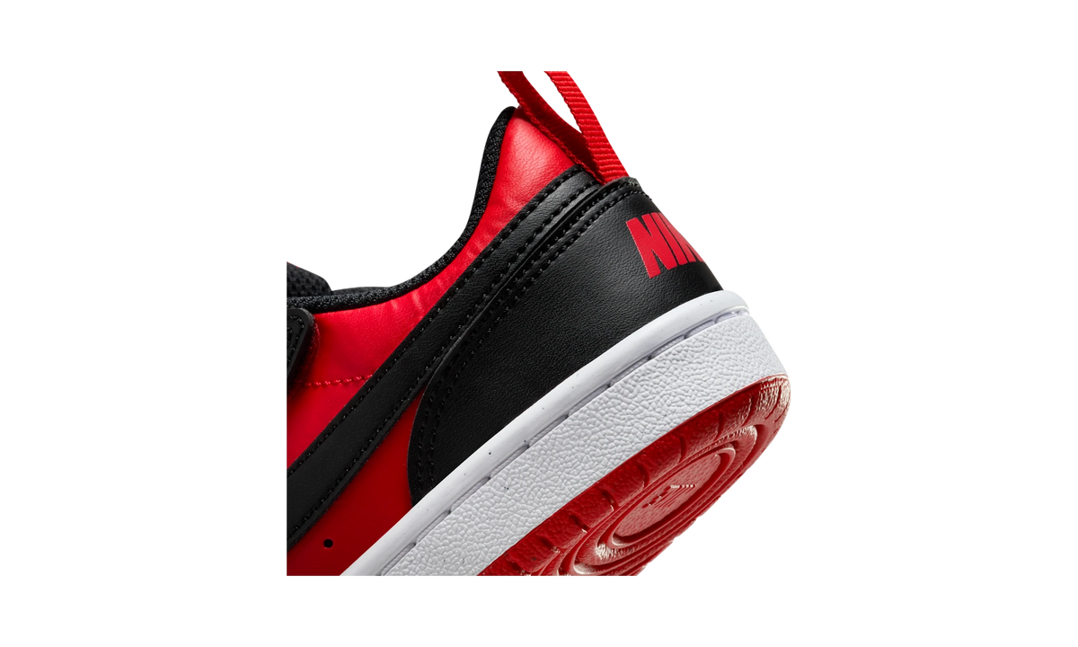 Nike Court Borough Low Recraft University Red Black (PS)
