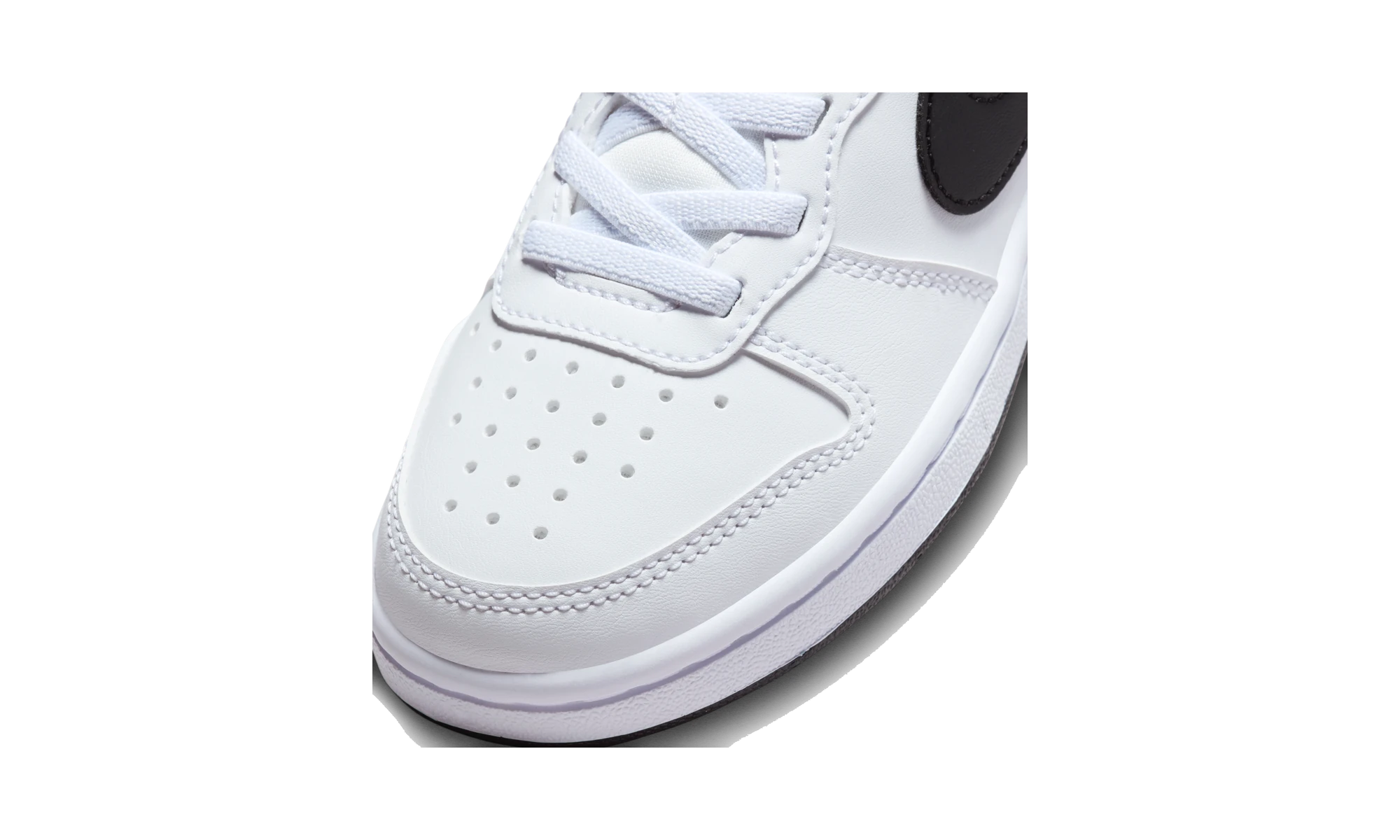 Nike Court Borough Low Recraft White Black (PS)