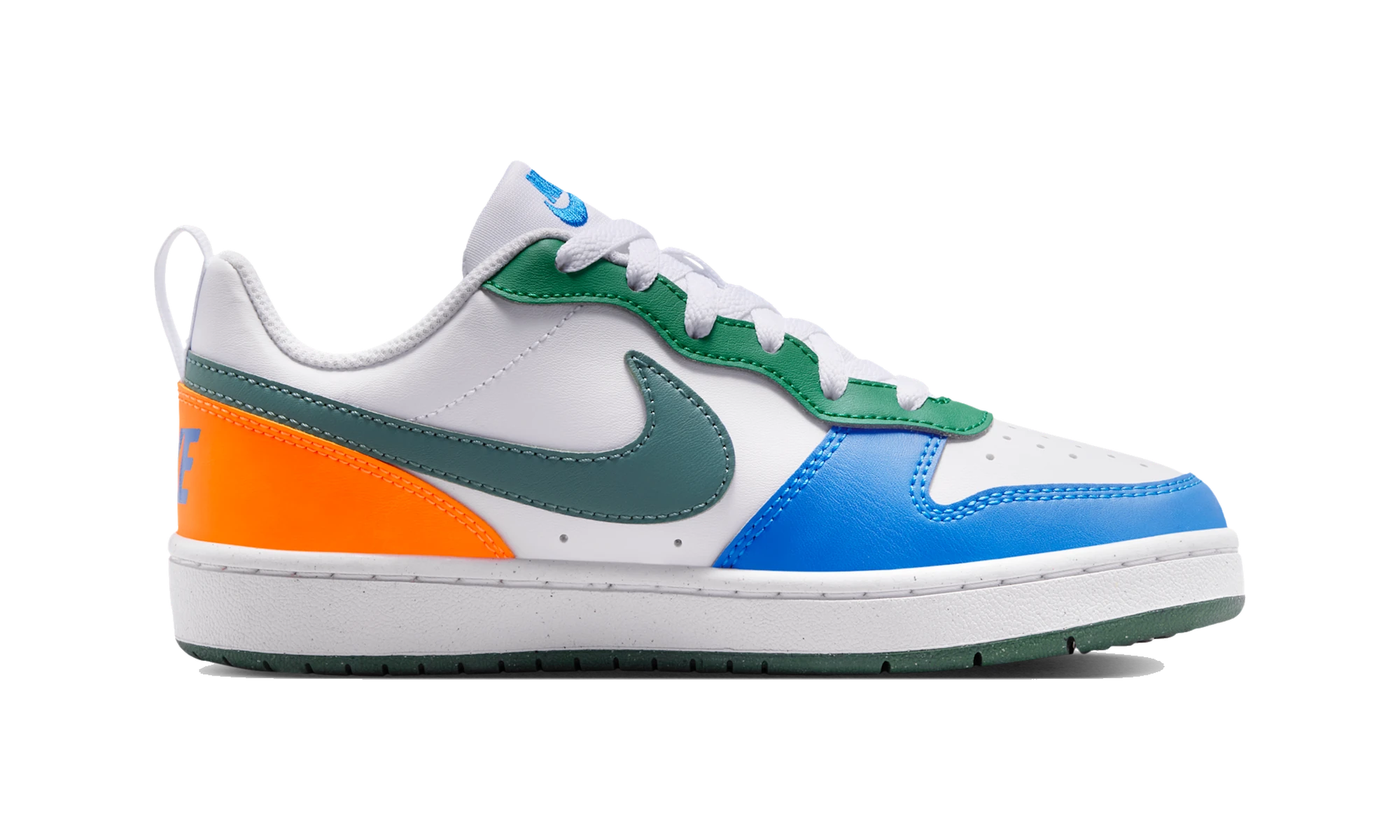 Nike Court Borough Low Recraft White Malachite Blue Crystal Mineral Slate