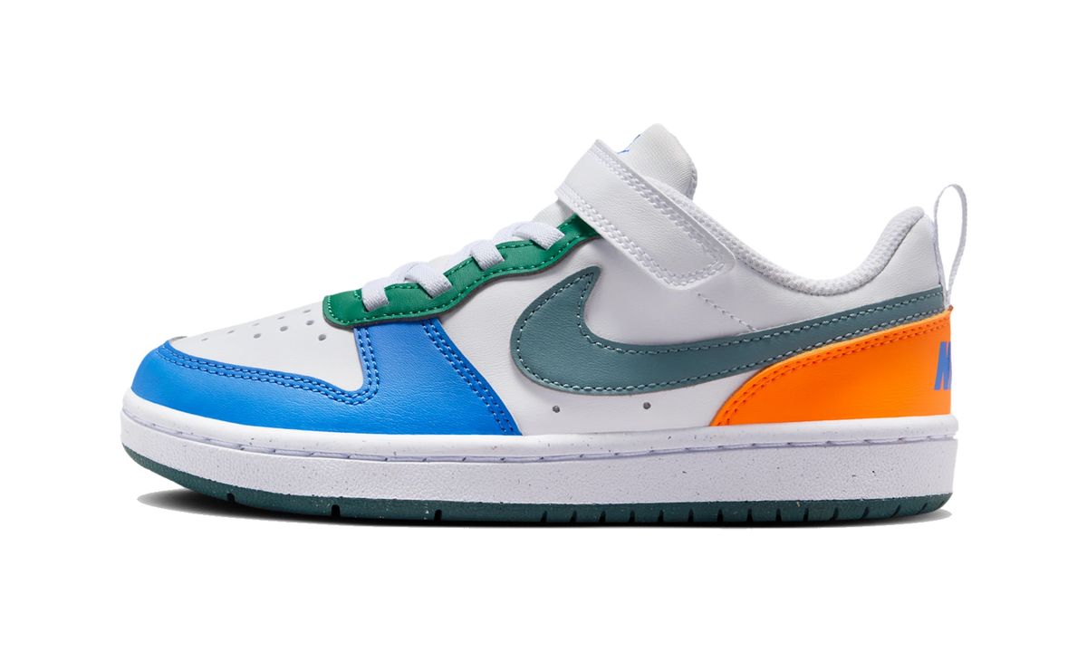 Nike Court Borough Low Recraft White Malachite Blue Crystal Mineral Slate (PS)