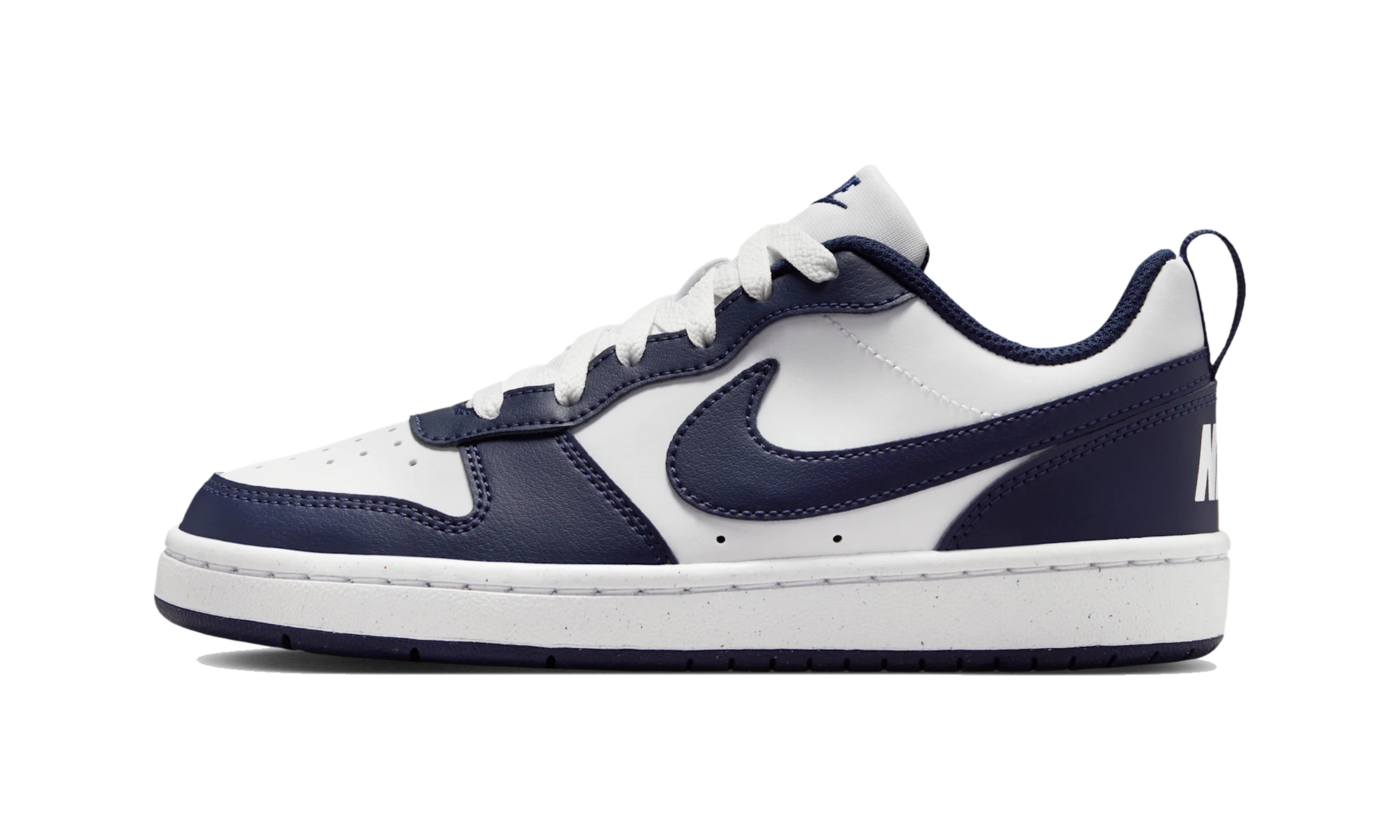 Nike Court Borough Low White Midnight Navy