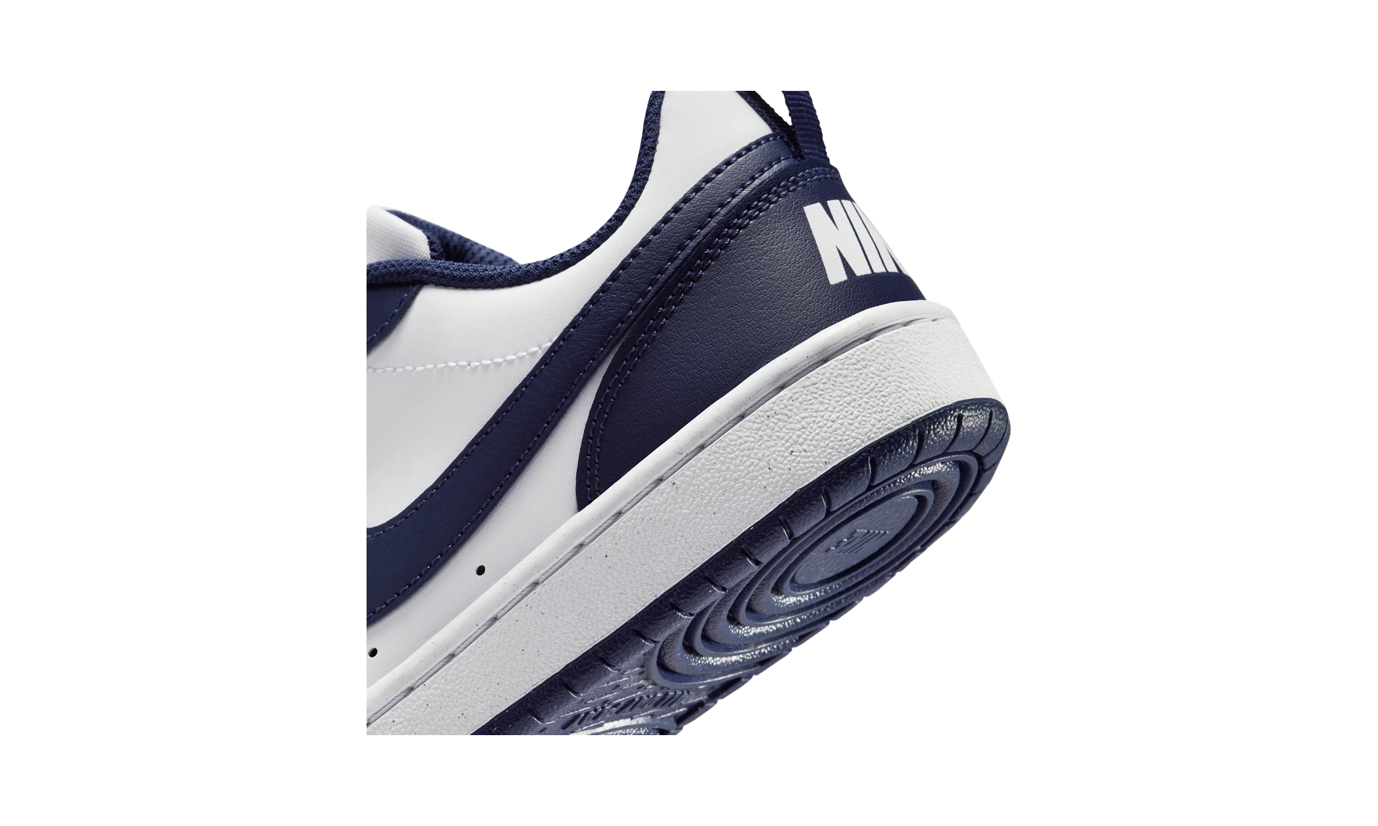 Nike Court Borough Low White Midnight Navy