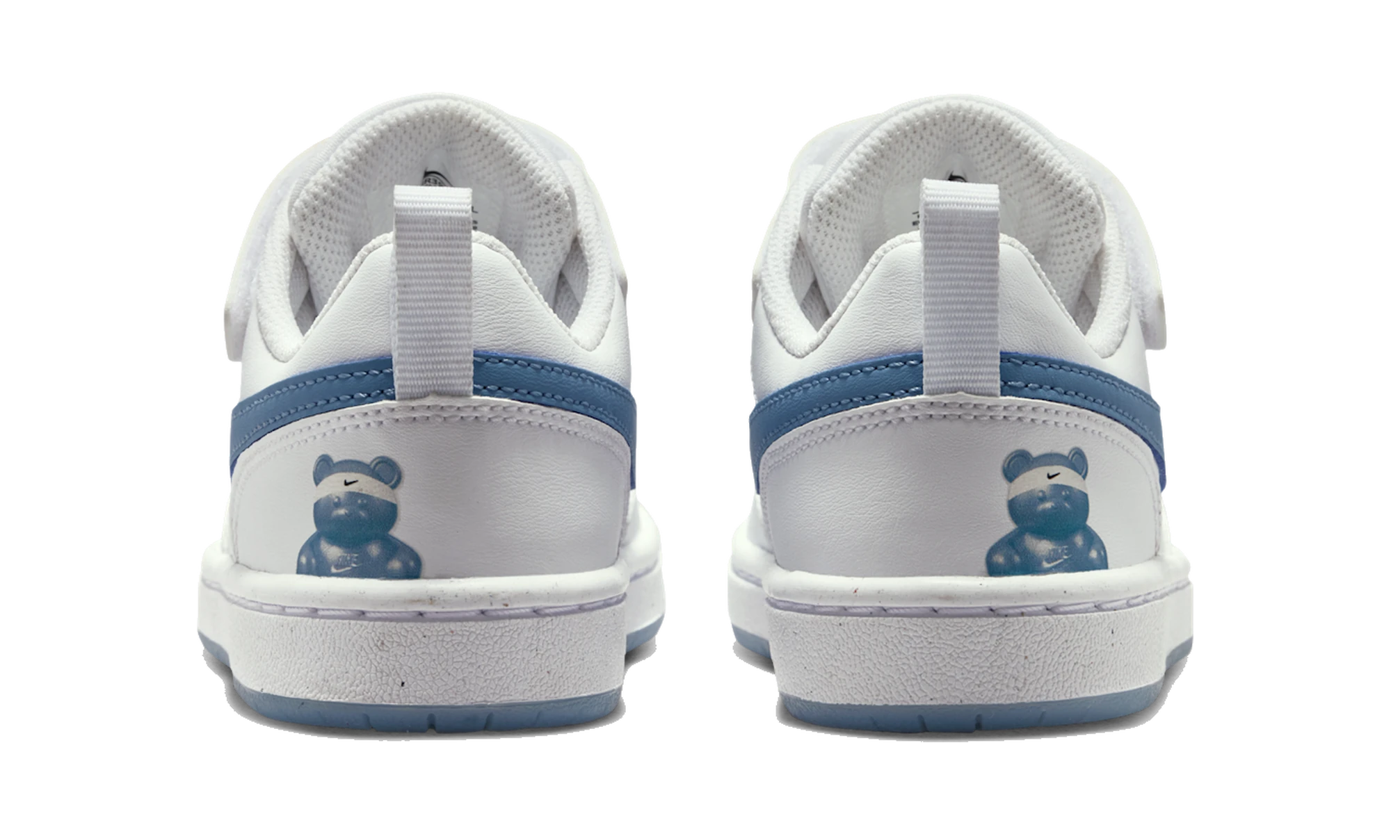 Nike Court Borough Low White Work Blue (PS)
