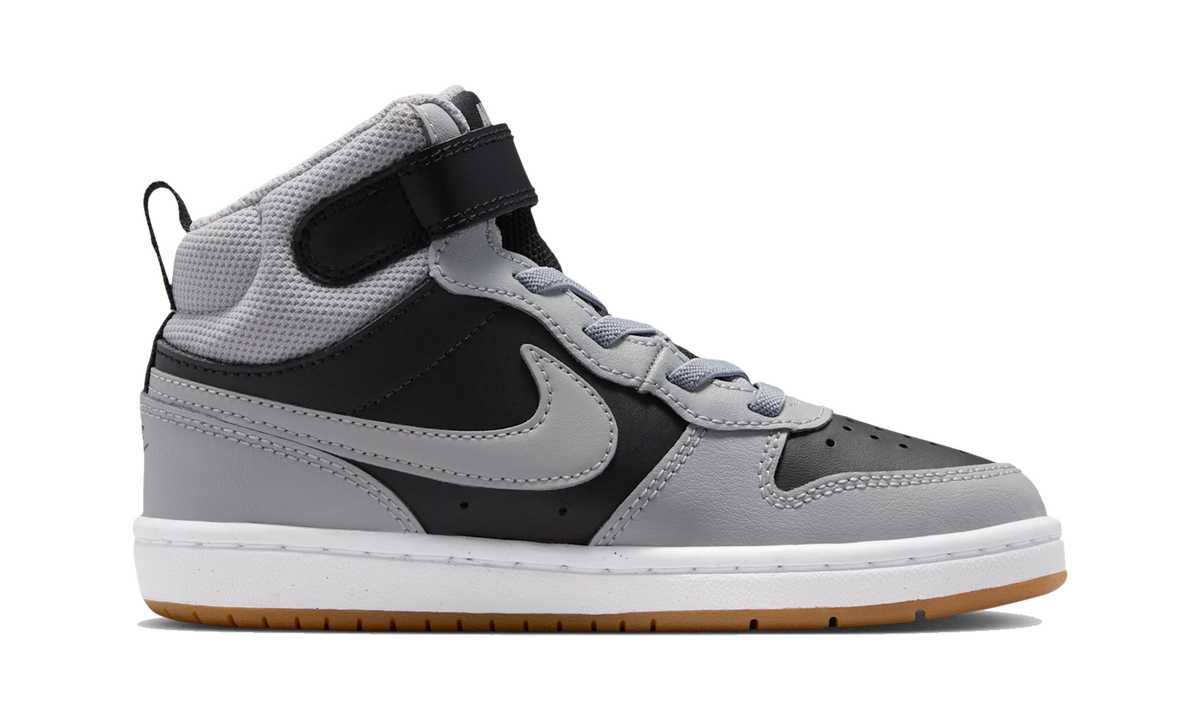 Nike Court Borough Mid 2 Black Light Smoke Grey Gum (PS)