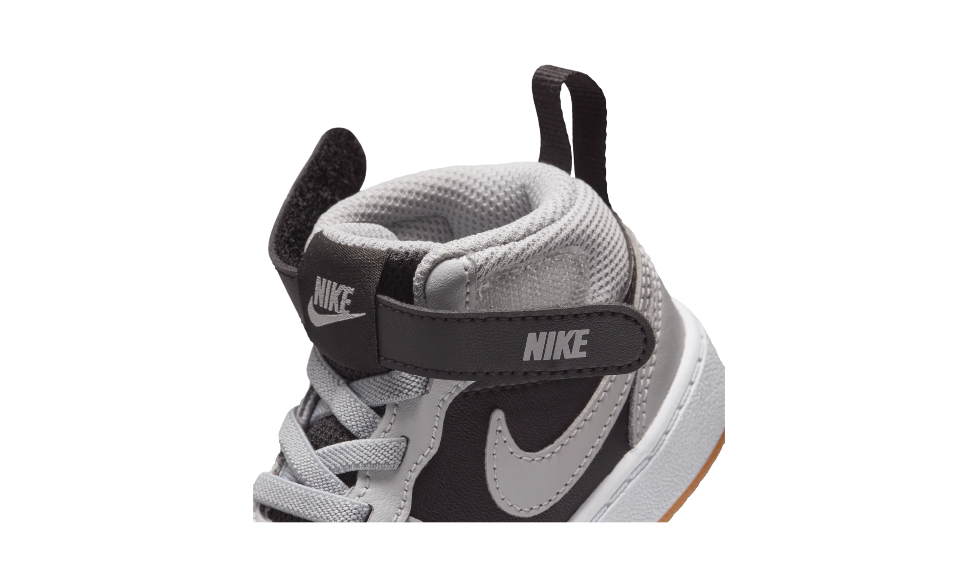 Nike Court Borough Mid 2 Black Light Smoke Grey Gum (TD)
