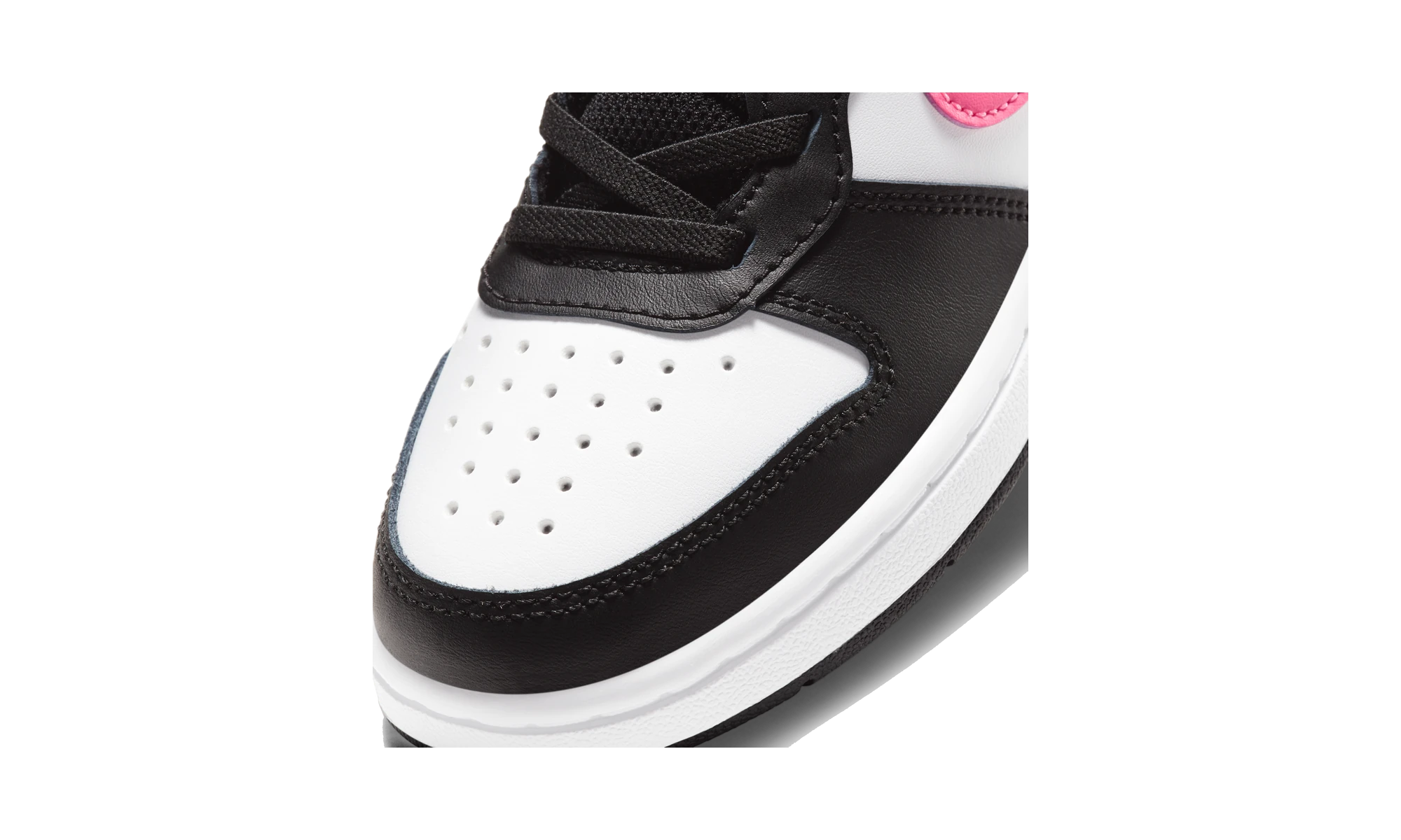 Nike Court Borough Mid 2 Black White Sunset Pulse (PS)