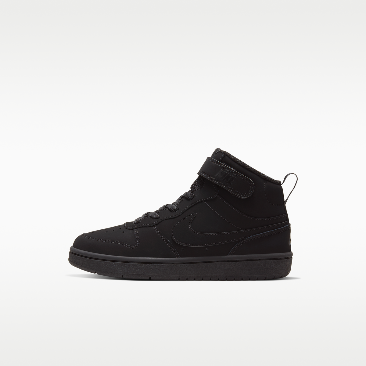 Nike Court Borough Mid 2 PS Triple Black