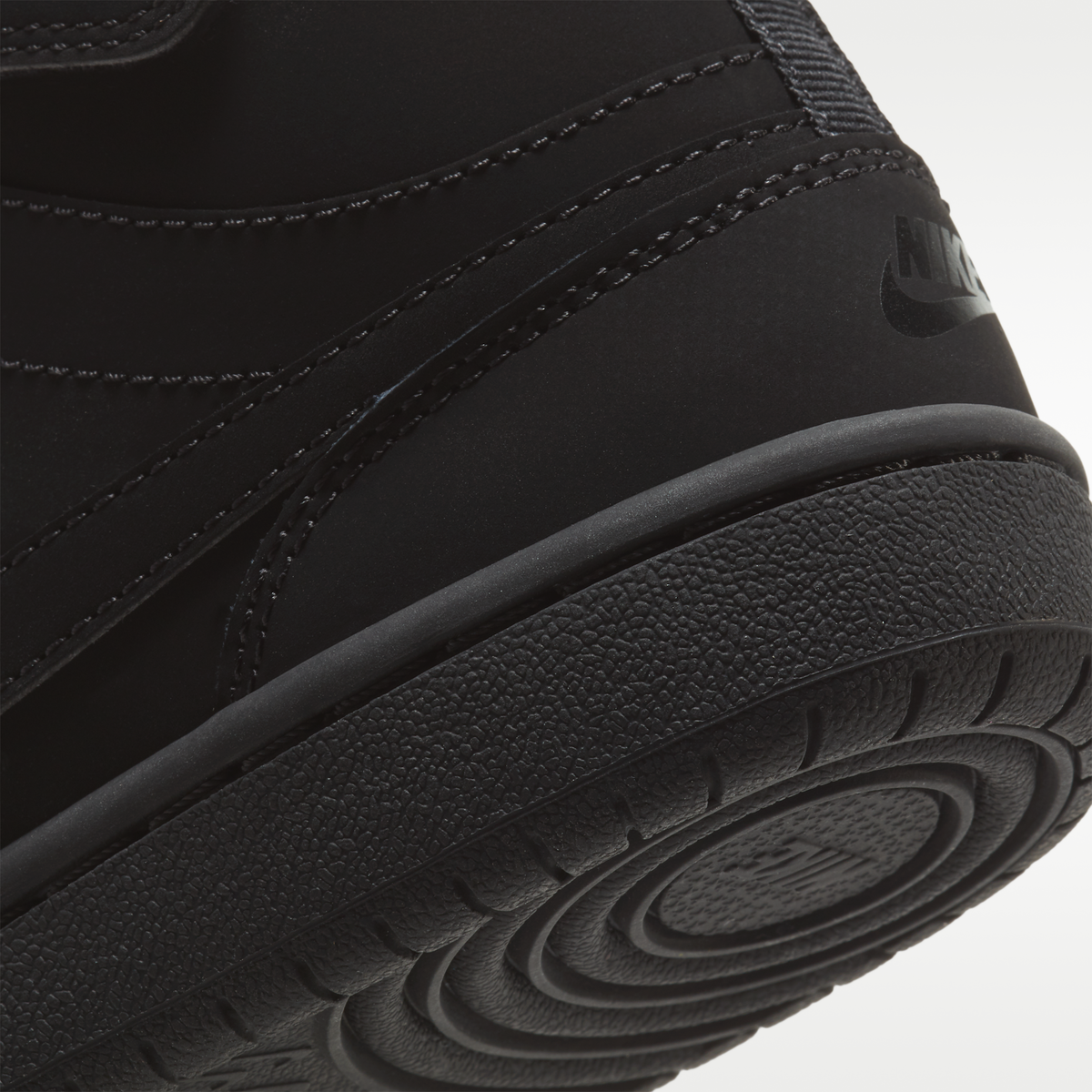 Nike Court Borough Mid 2 PS Triple Black