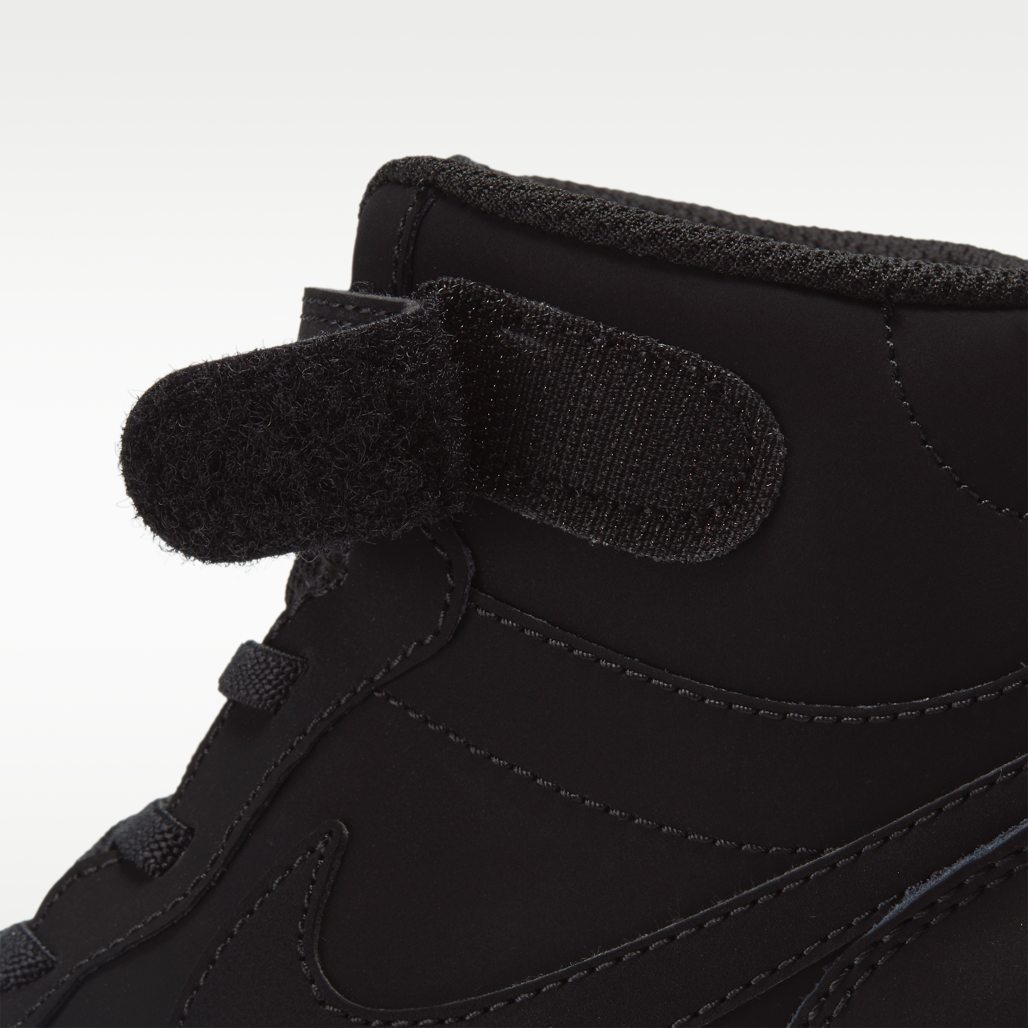 Nike Court Borough Mid 2 PS Triple Black