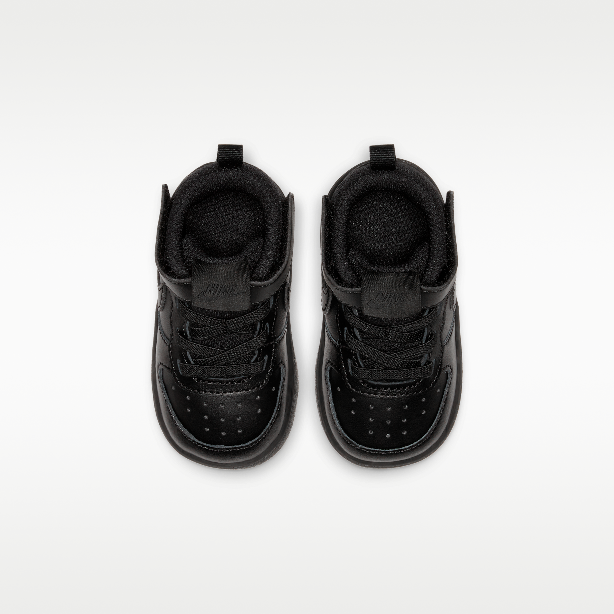 Nike Court Borough Mid 2 Triple Black (TD)