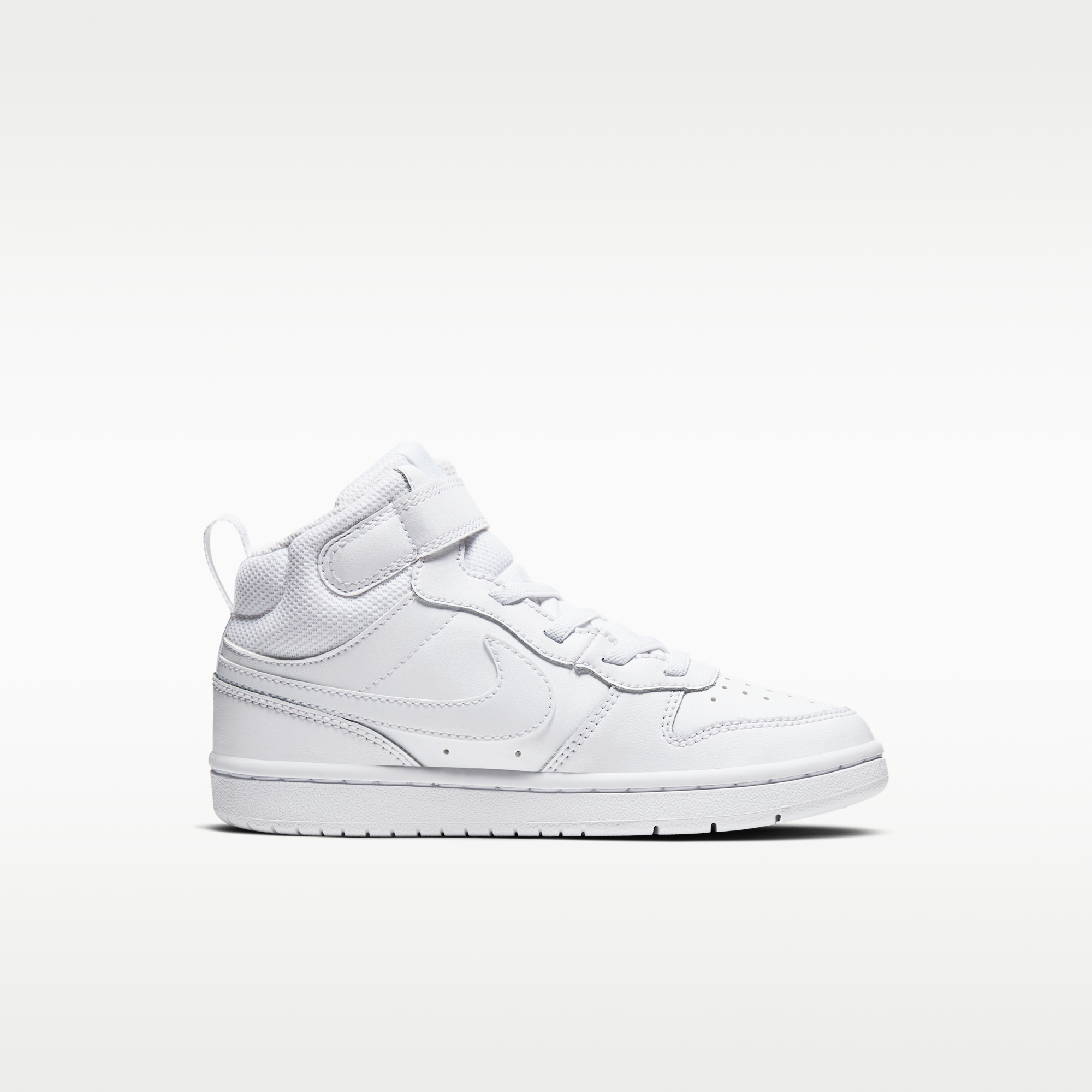 Nike Court Borough Mid 2 Triple White (PS)