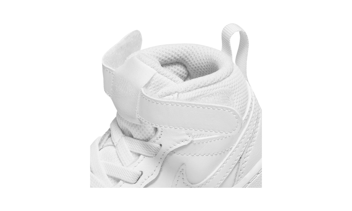 Nike Court Borough Mid 2 Triple White (TD)