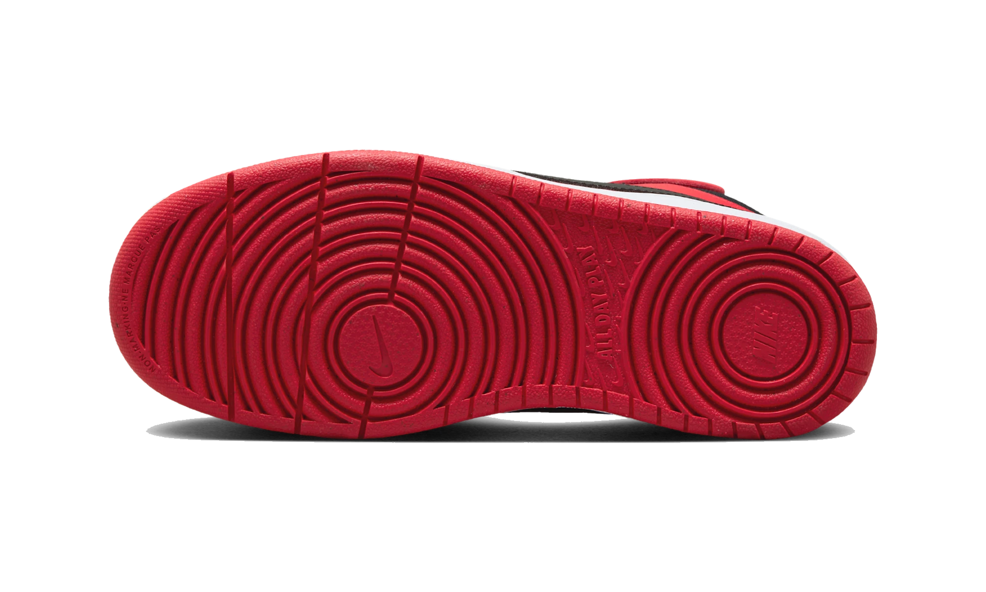 Nike Court Borough Mid 2 University Red White Black