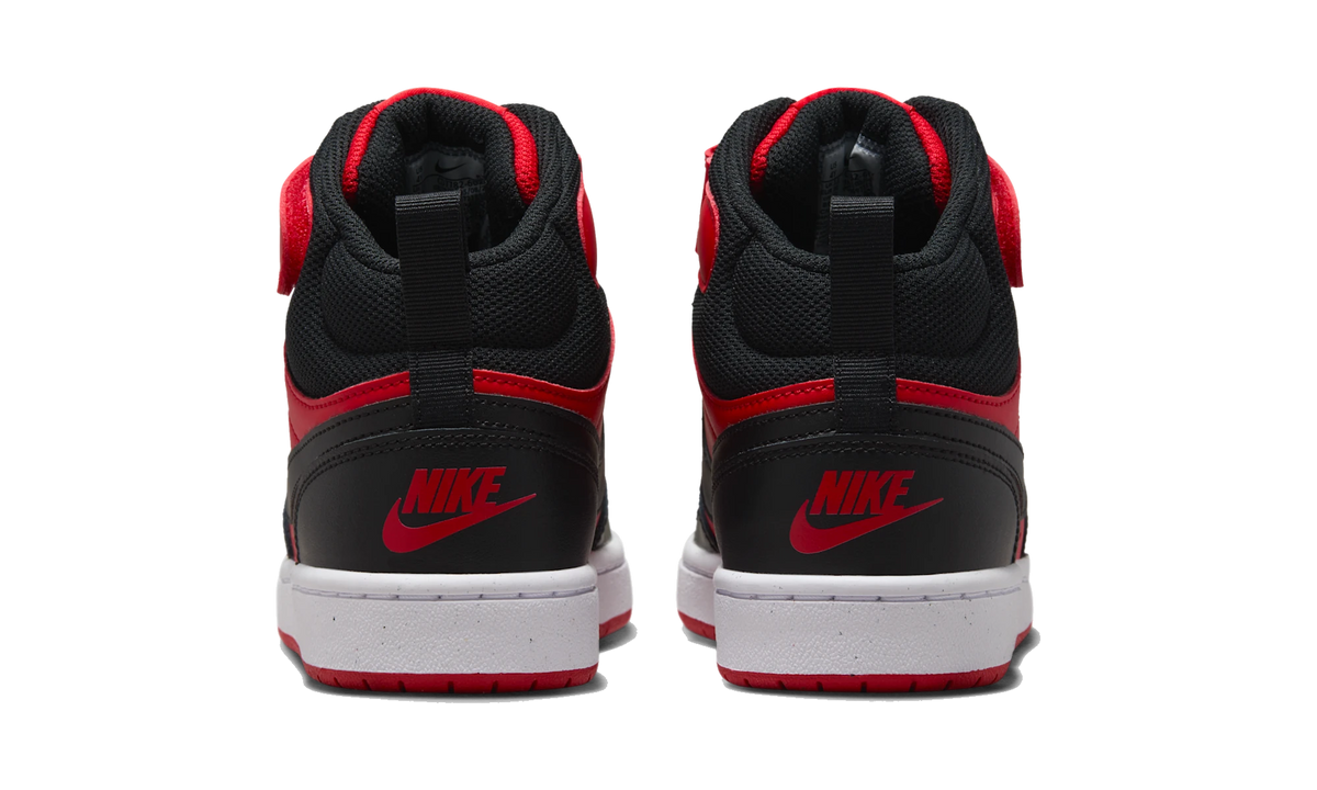 Nike Court Borough Mid 2 University Red White Black