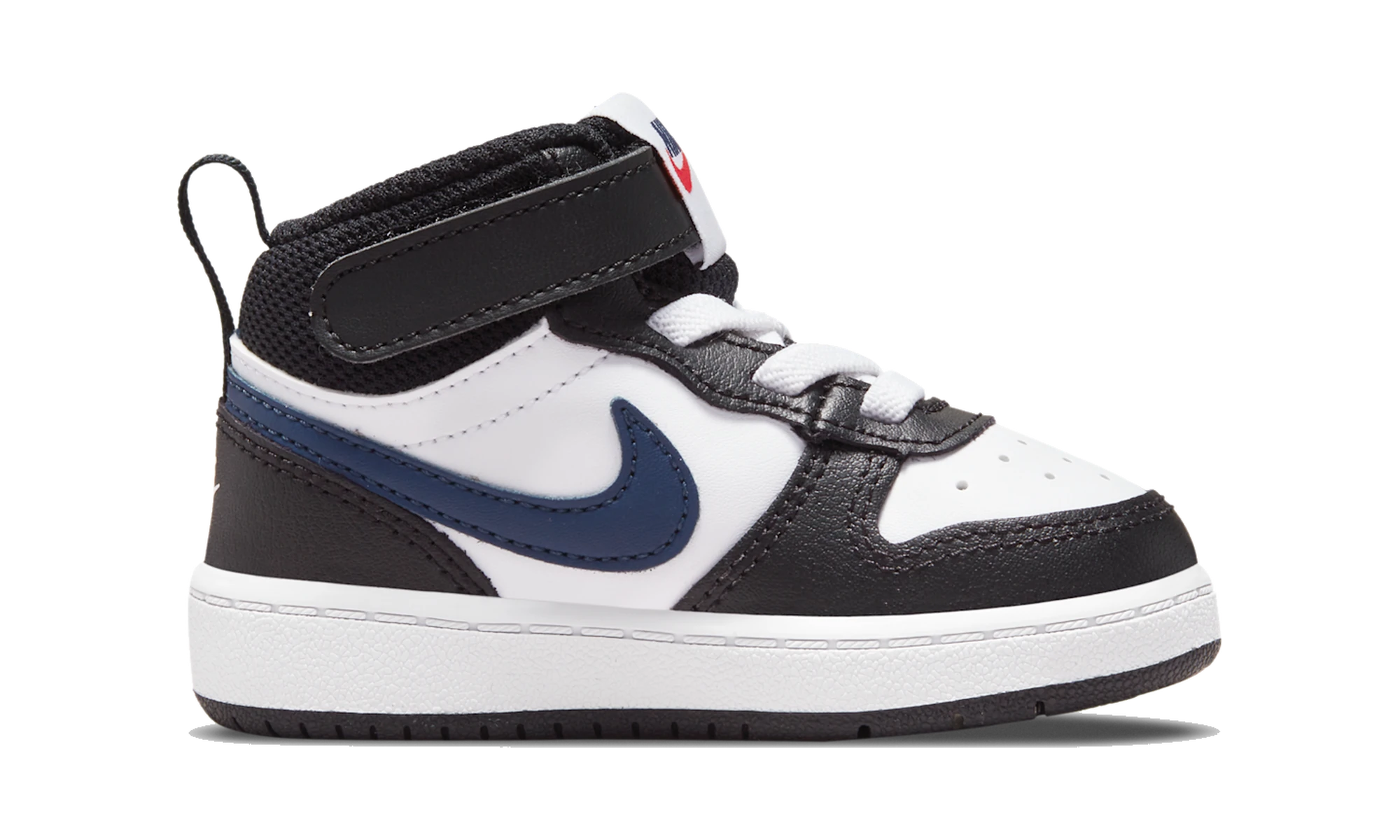 Nike Court Borough Mid 2 White Black University Red (TD)