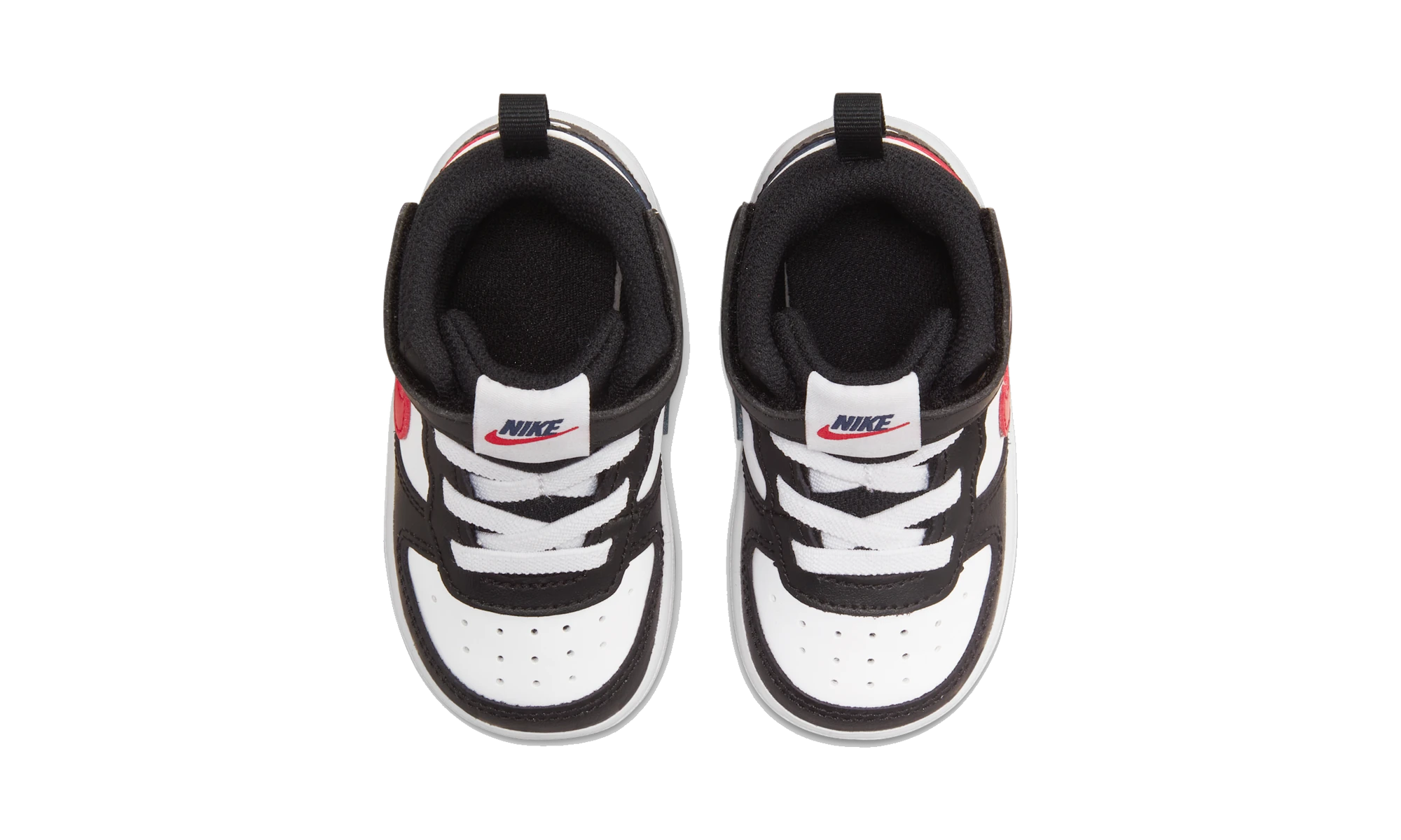Nike Court Borough Mid 2 White Black University Red (TD)