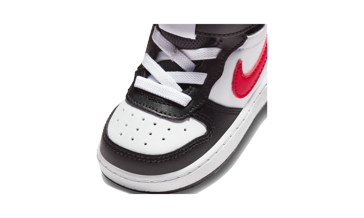 Nike Court Borough Mid 2 White Black University Red (TD)