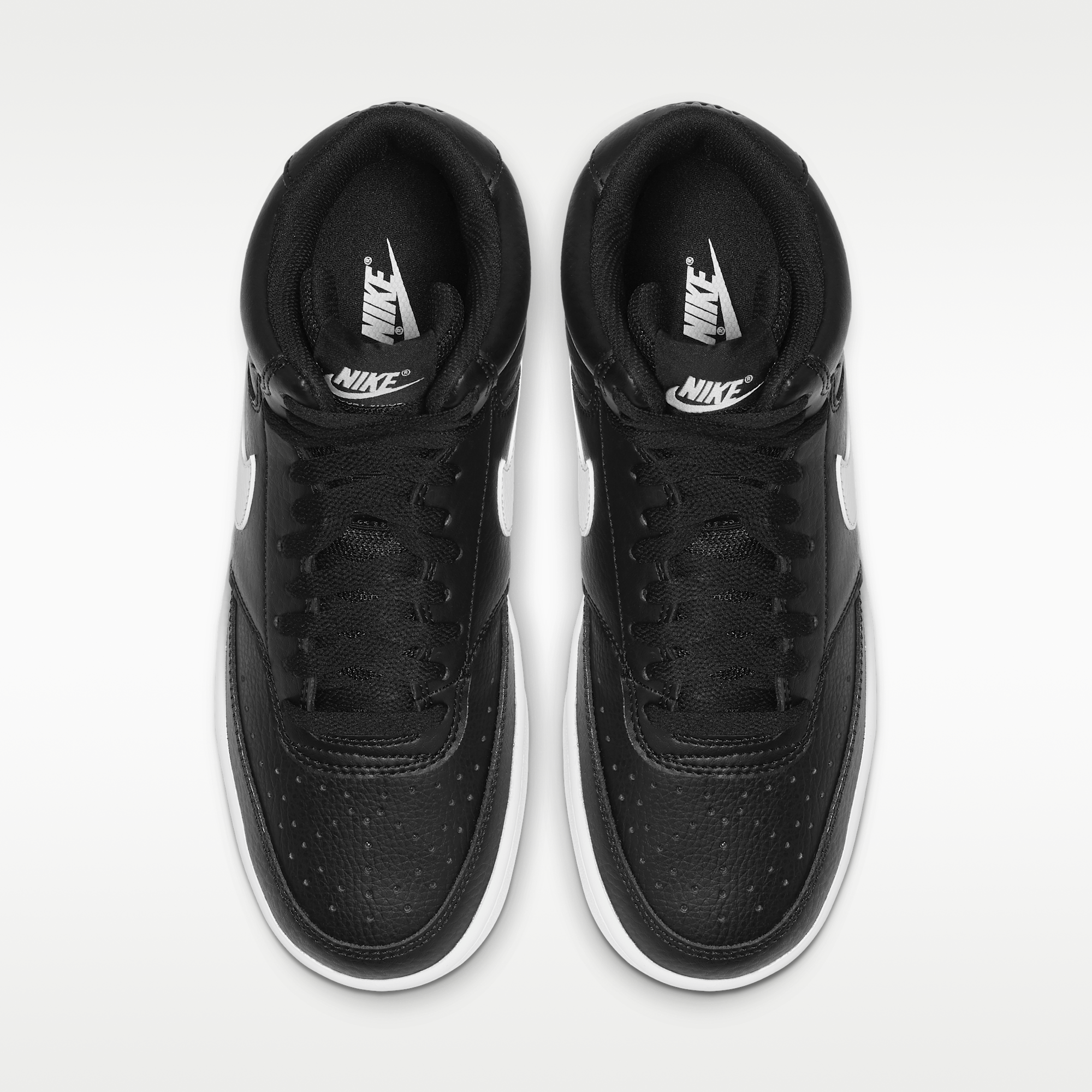 Nike Court Vision Mid Black White