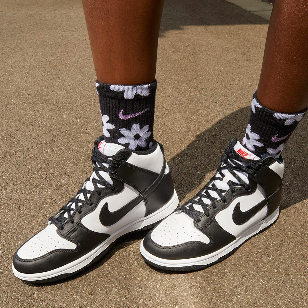 Nike Dunk High Panda (2021), Black/White-University Red (DD1869-103 / DB2179-103)