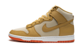 Nike Dunk High Wheat Gold Safety Orange