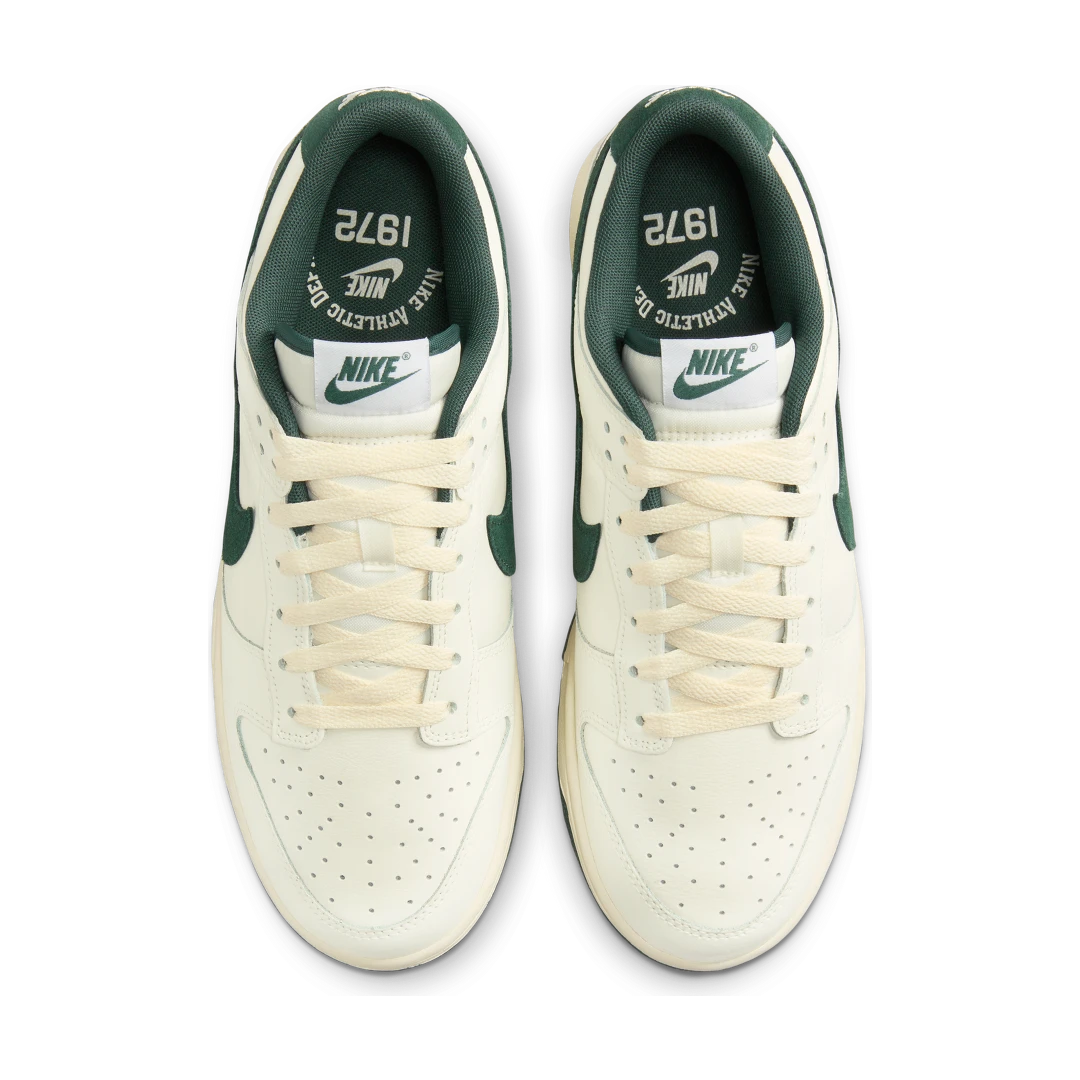 Nike Dunk Low Athletic Department Deep Jungle, Sail/Deep Jungle/Coconut Milk/White (FQ8080-133)