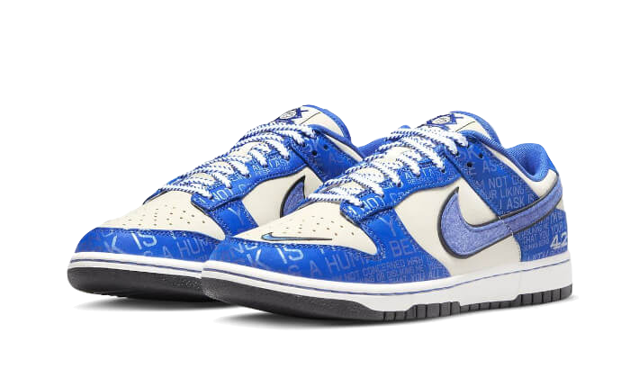 Nike Dunk Low Jackie Robinson, Racer Blue/Racer Blue/Coconut Milk (DV2122-400 / DV2203-400)