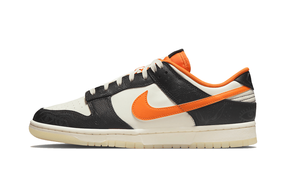 Nike Dunk Low PRM Halloween (2021), Sail/Starfish-Black (DD3357-100 / DO3806-100)