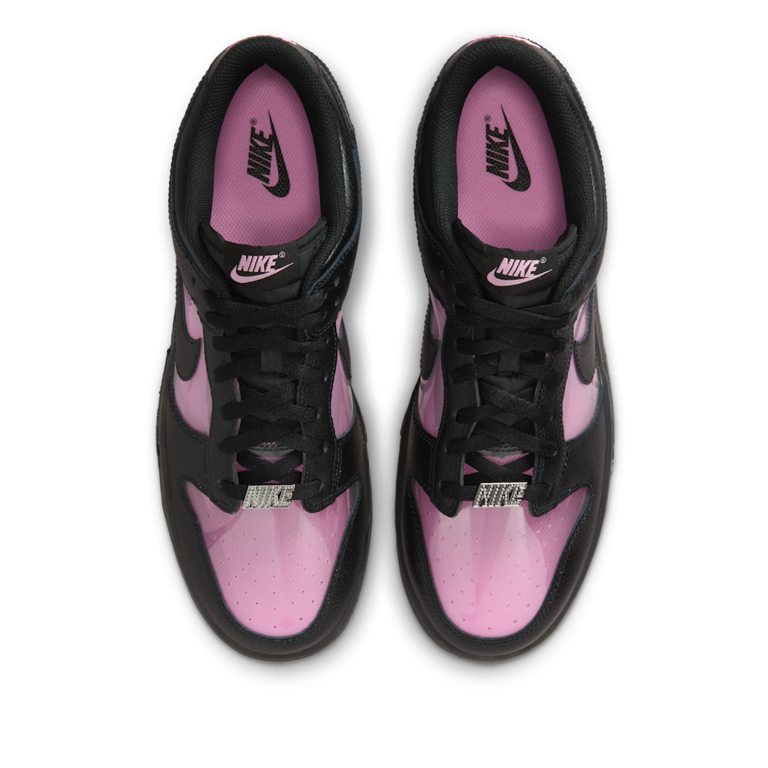 Nike Dunk Low Retro Transparent Black Pink Rise